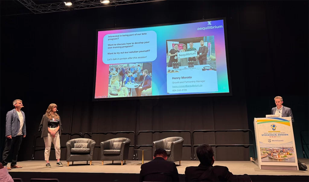 Adrian and Isabela explaining that "This is where XR and AI come in."